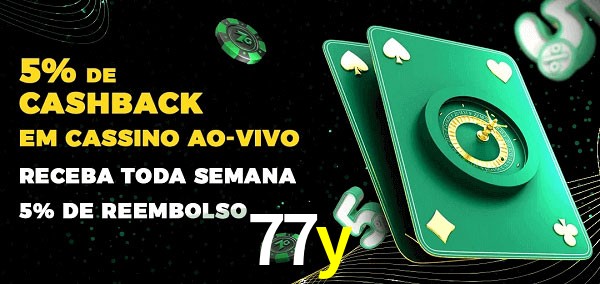 Promoções do cassino ao Vivo 77y